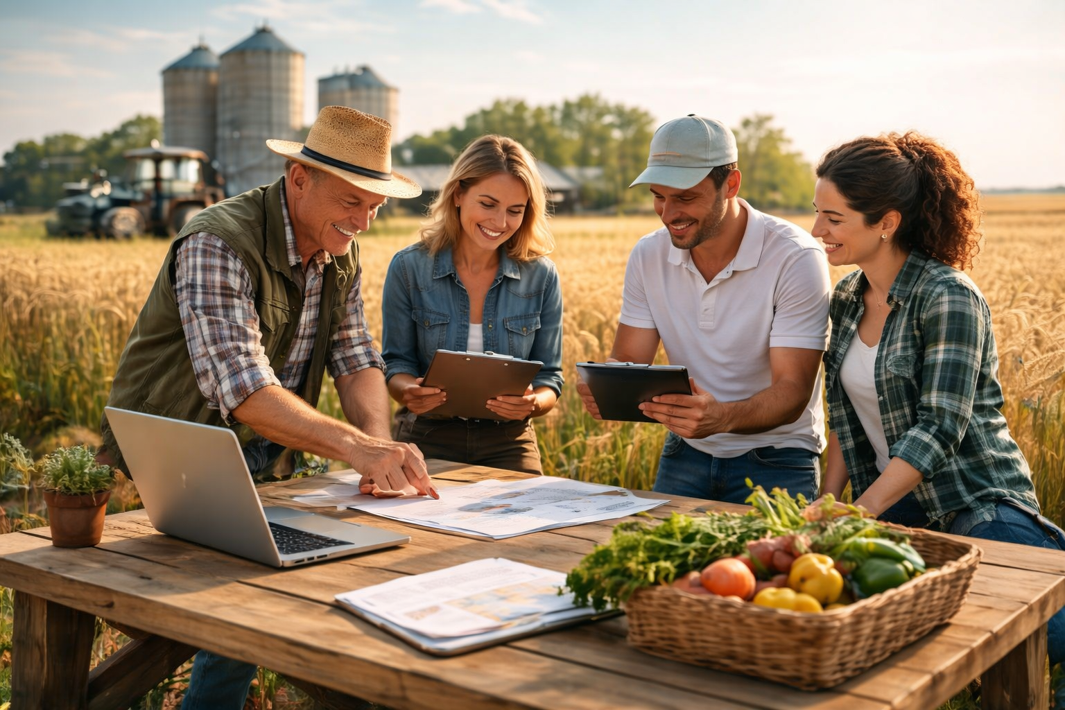 Agricultural organization team and innovation context